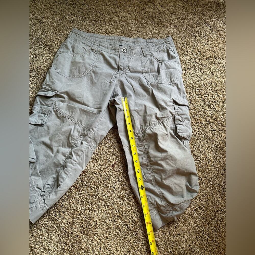 Kuhl Light Gray Cargo Pants Women Size 10 - Picture 2 of 5